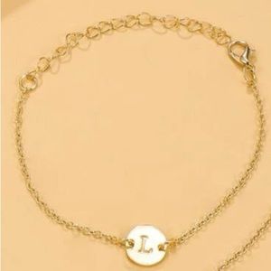 L initial bracelet